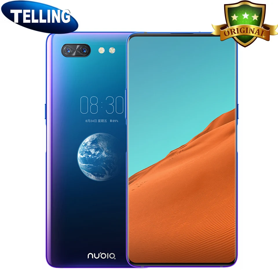 Новый оригинальный Смартфон zte Nubia X с двойным экраном Android 8 1 4G LTE Snapdragon 845 Octa Core 8G +