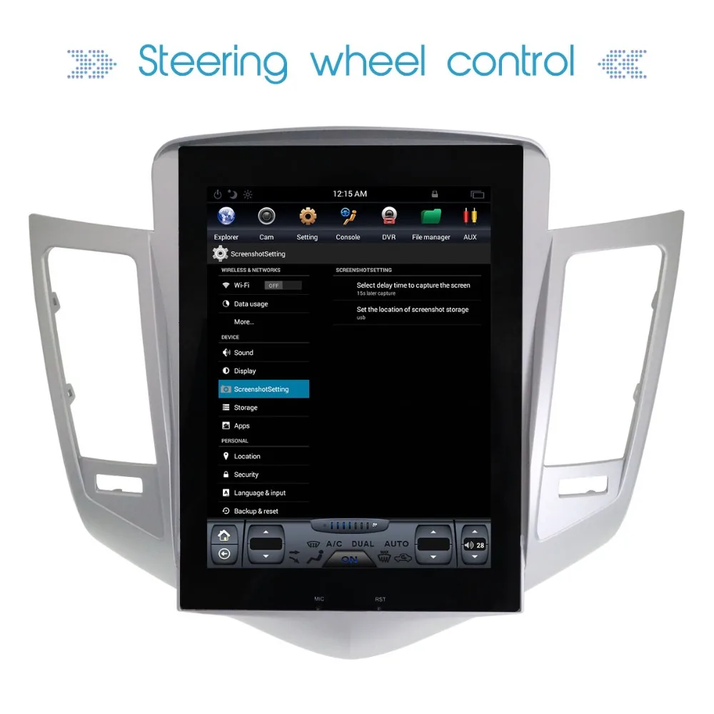Чистый Android7.0 Tesla стиль Автомобильный GPS навигатор для CHEVROLET CRUZE 2009 2013 авто navi