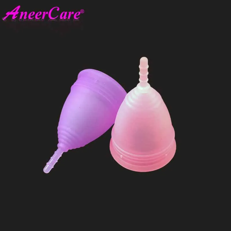 

50pcs aneercare Feminine Hygiene Menstrual Cup Medical Grade Silicone Copo Menstrual de Silicone Medica Reusable Menstrual Cup
