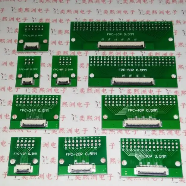 1 шт. FPC/FFC плоская кабельная трансферная пластина DIP DIY 0 5 мм расстояние разъем 6P 8P