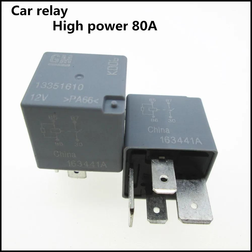 HOT NEW relay GM-13351610 12V 13351610 GM13351610 13351610-12V 12VDC DC12V 80A DIP4 10pcs/lot | Relays