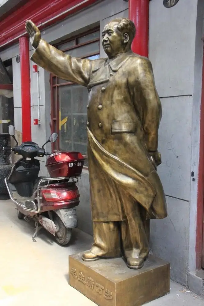 91 &quotКитай Медь Бронзовый Постоянный великий лидер Мао Цзэдун статуя|statue 1:1|statue