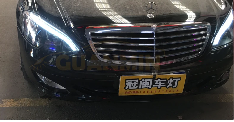 Head Lamp for W221 Headlights 2006-2009 S300 S400 Headlight LED auto DRL Lamp Hid Bi Xenon Auto Accessories