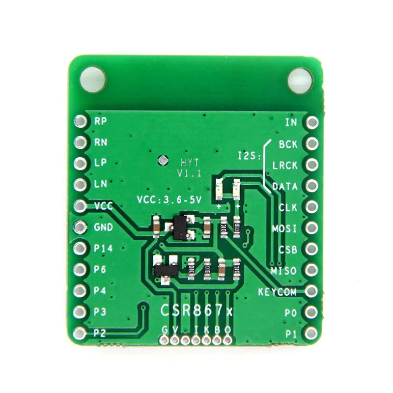 2 шт./лот CSR8675 Bluetooth V5.0 низкомощный аудио модуль без потерь сжатие I2S волокно