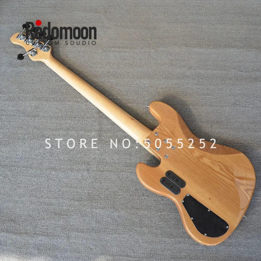 Фабричный изготовленный на заказ 5 струн басов с пепельным глазом тополя Топ 2