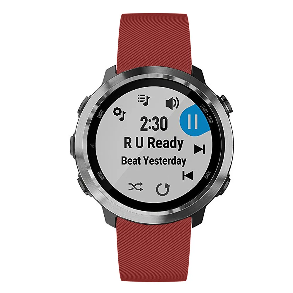 Цветной мягкий силиконовый сменный ремешок для Garmin vivoactive 3 vivomove3 HR умный Браслет для GARMIN Forerunner 645