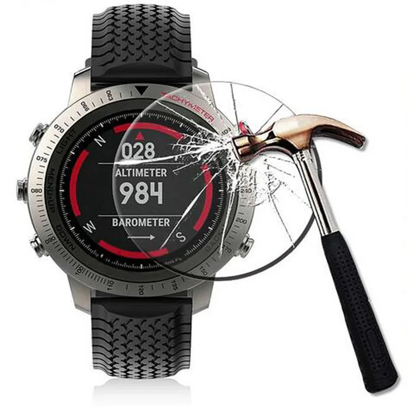 HD прозрачное Закаленное стекло Защитная пленка гвардии для Garmin Fenix Chronos gps