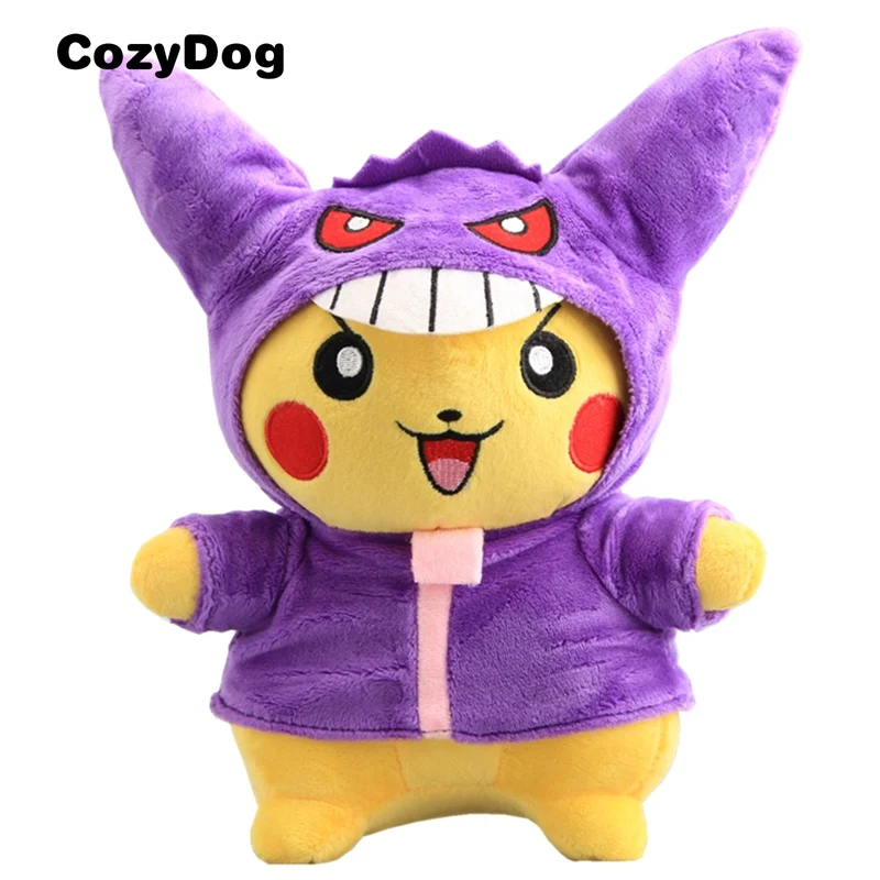 6 стилей 27 см косплей Пикачу плюшевая игрушка чучела Gengar Golbat Doctor Костюм Кукла Пикачу подарки на выпускной высокое качество NWT