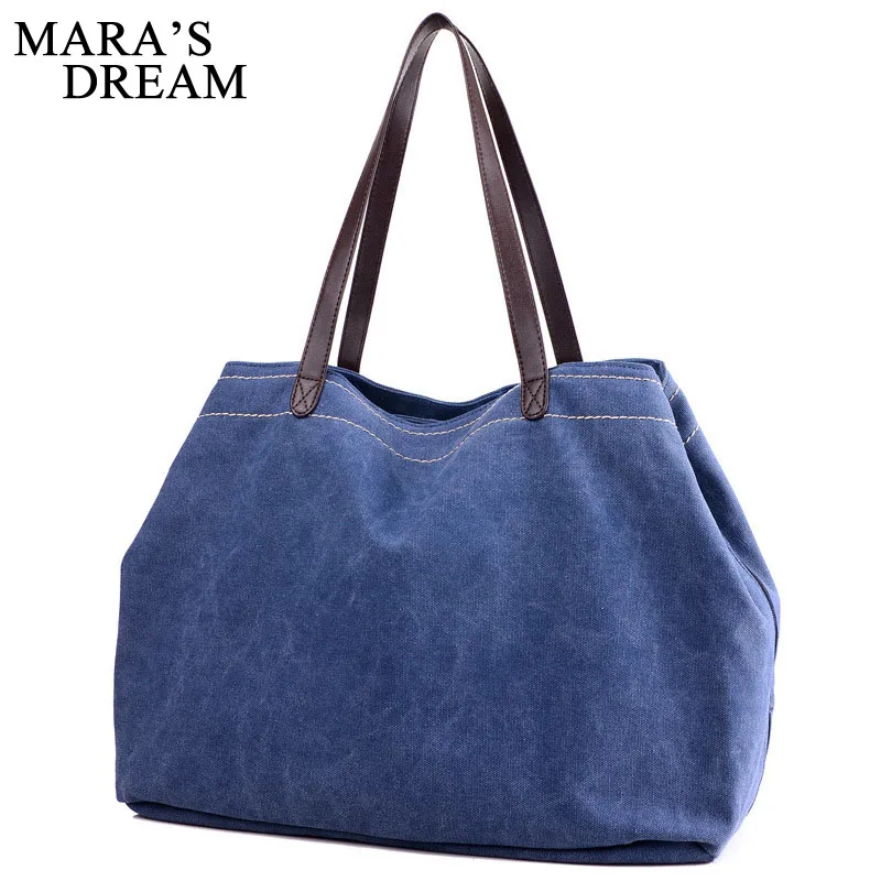 

Mara's Dream Women travel bag new solid color large capacity canvas Women bag busniess affairs Women casual bag