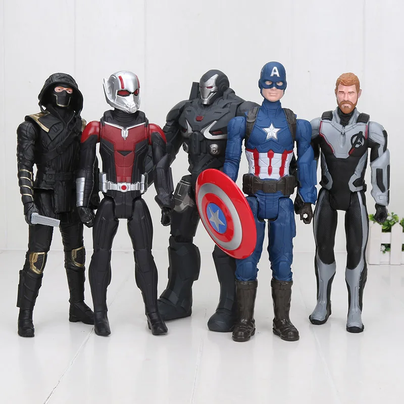Marvel Мстители 4 Endgame Antman Ронин Железный человек Тор Капитан Марвел Халк Титан герой серии фигурка игрушка