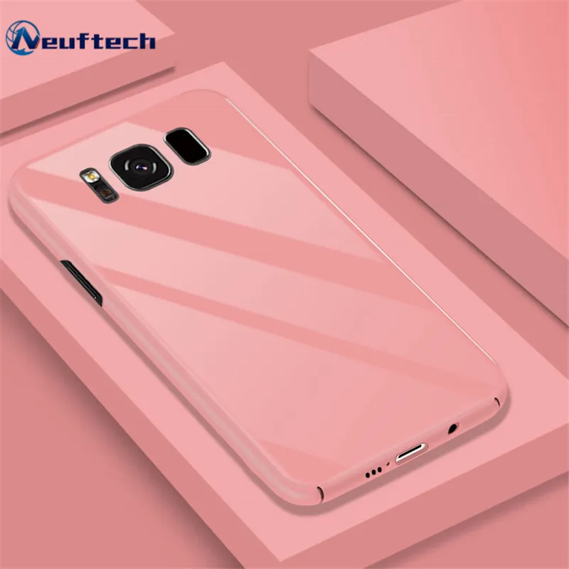 Чехол для телефона роскошь samsung Galaxy S8 S9 плюс Жесткий чехол противоударный