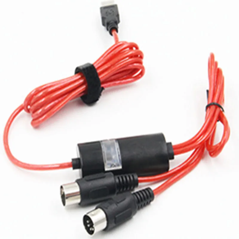 Новое поступление USB к MIDI кабелю пуэр аудио midi usb адаптер Подключение музыки для