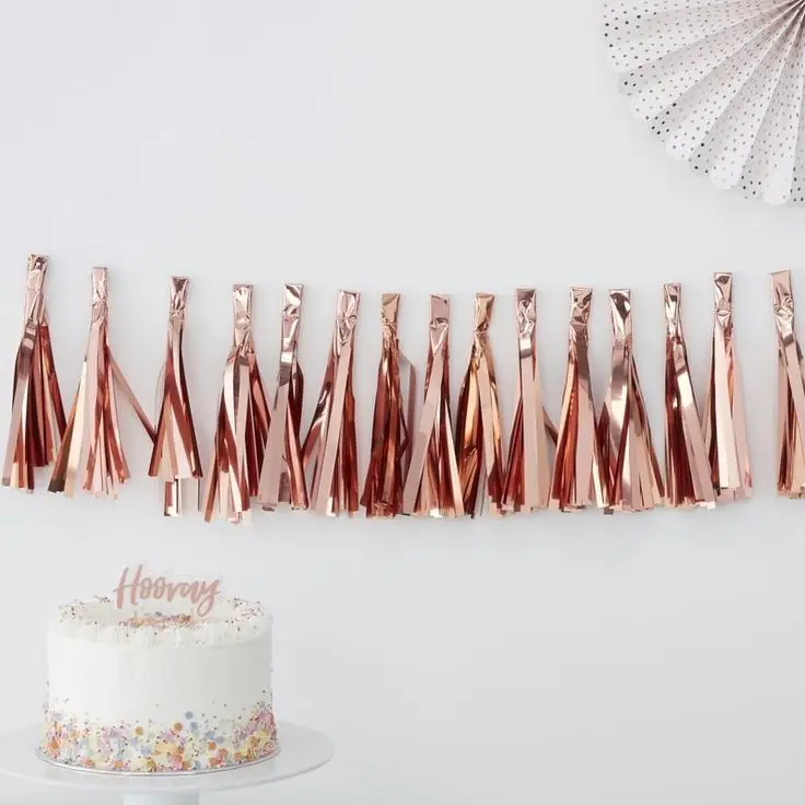 5pcs RoseGold tassel KAMMIZAD Свадебные украшения 36 дюймов гигантский воздушный шар "Конфетти" Розовые и золотые воздушные шары серебряное золото прозрачный шар розовый день рождения globos - Цвет: 5pcs RoseGold tassel