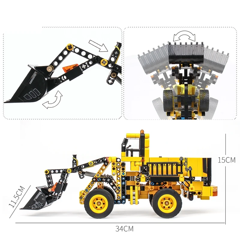 Инженерный бульдозер кран технология грузовик совместимые Legoings строительные