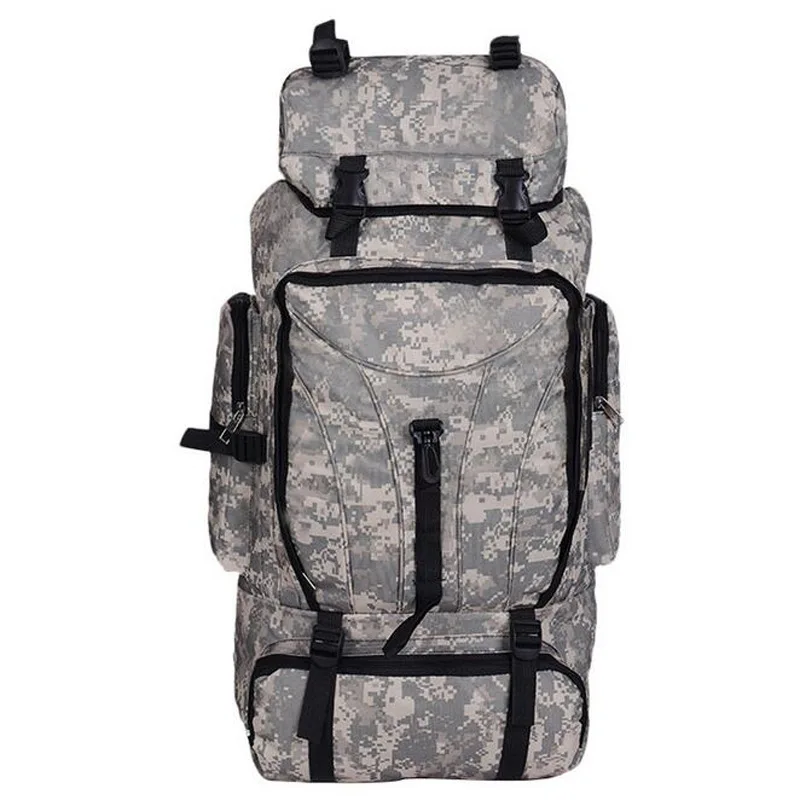 70L Waterproof Men Climbing Hiking Military Tactical Backpack Camping Mountaineering Outdoor Sport Army Rucksack Bag | Спорт и