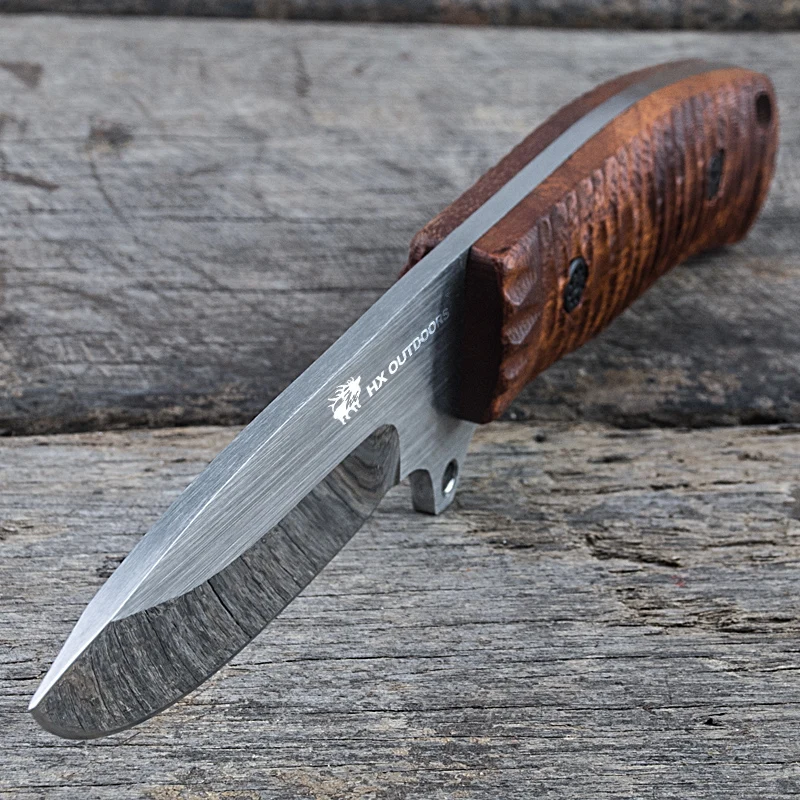 HX на открытом воздухе бренд ящерица прямой нож ручка 5Cr15Mov лезвие нож кемпинг ручные инструменты выживания снаряжение высокой твердости открытый слишком