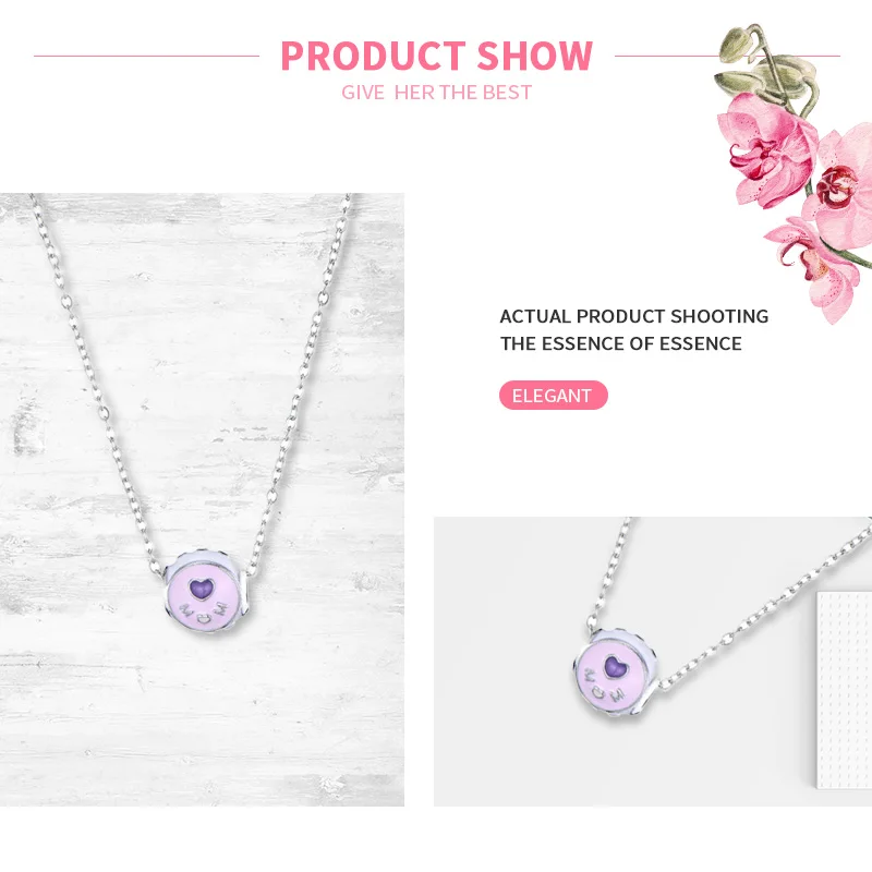 

MISSITA Romantic MOM Love Heart Pattern Charms Necklaces for Women Brand Fashion Jewelry Mother's Day Gift Hot Sale choker