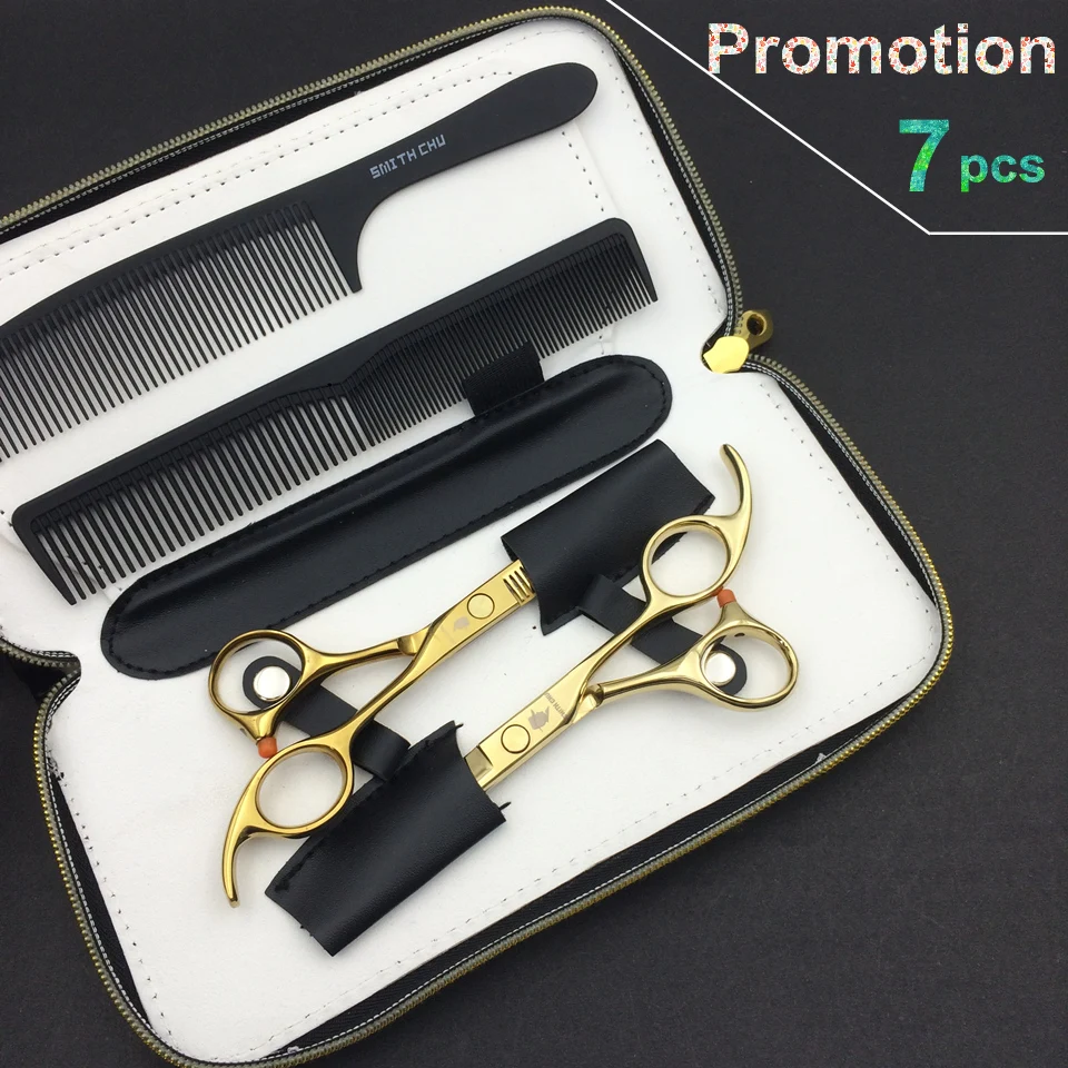 Смит чу 5 &quotРаспродажа золотые парикмахерские ножницы дешевые филировочные