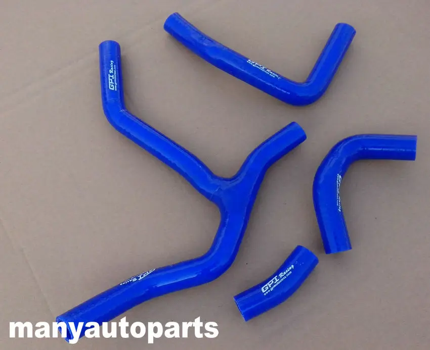 Синий силиконовый шланг радиатора охлаждающей жидкости Y образный комплект для