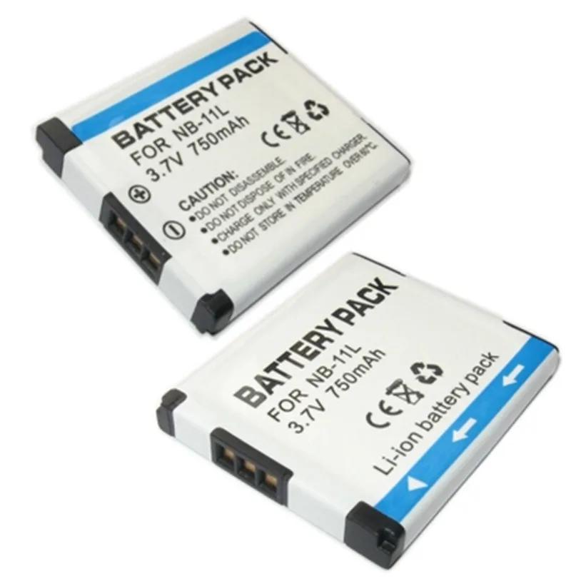 Запасная аккумуляторная батарея для камеры NB-11L NB 11L для Canon IXUS 125 240HS A2300 A2400 A3400 A4000