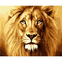 5d diy diamond paintings full round drill sad lion mosaic art velet canvas animals kits embroidery wall stickers decoration home