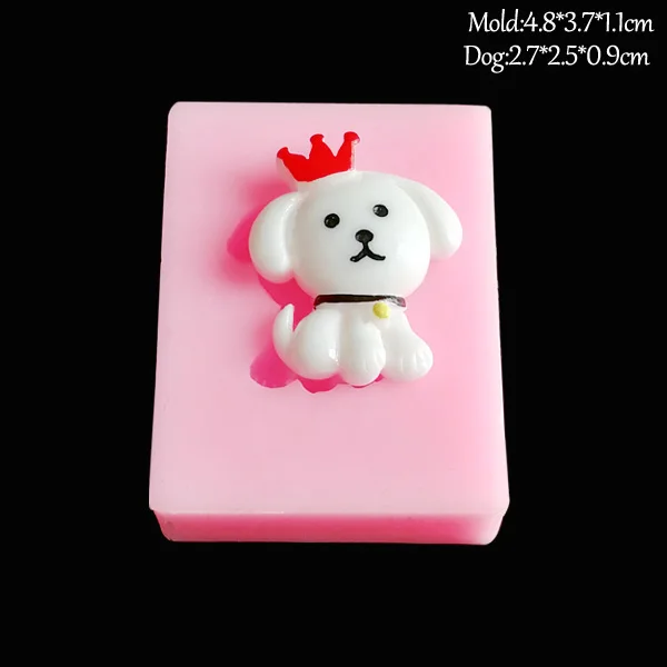 5 новых стилей Симпатичные Собаки силиконовые формы инструменты для украшения