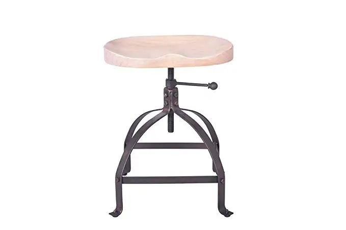 Стул промышленная мебель сельская местность седло кофейное кресло поворотный