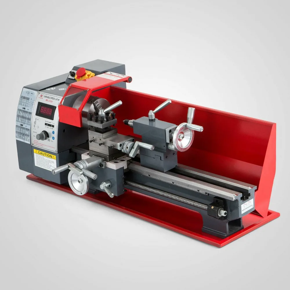 

750W Strong Power Precision Mini Lathe For Metal Jade and Wood Turning 400mm Processing Distance 200V
