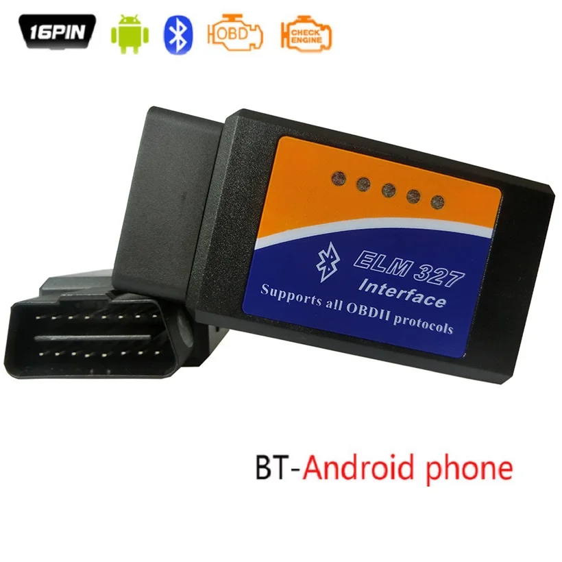 Мини Elm327 Bluetooth с переключателем V1.5 OBD2 Elm 327 Wifi OBD 2 Автомобильный диагностический