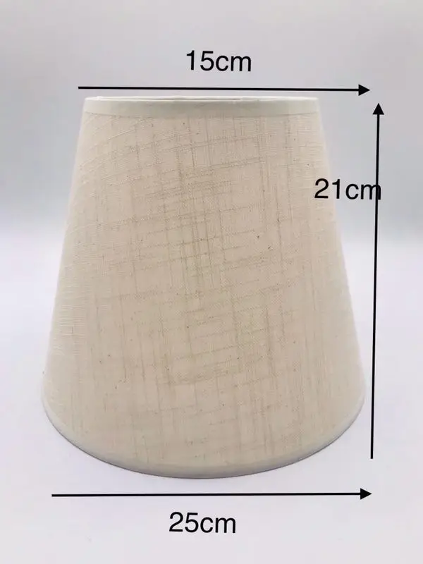 beige-2 22-25 см E27 арт-деко абажур для настольных ламп круглый тканевый абажур современный стиль крышка лампы для украшения дома - Цвет корпуса: beige-2