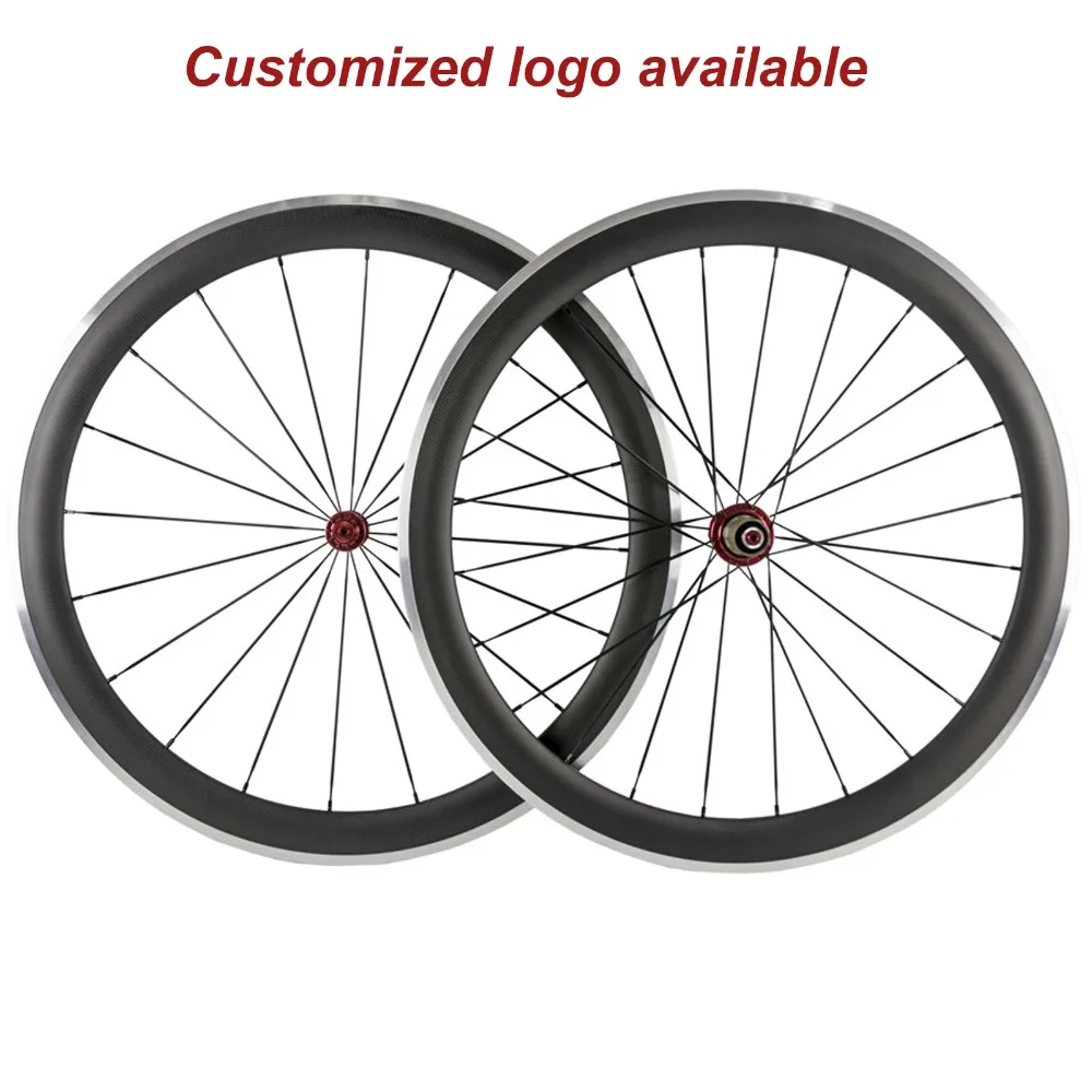 Новая колесная пара из углеродного сплава 50 мм дорожные карбоновые колеса