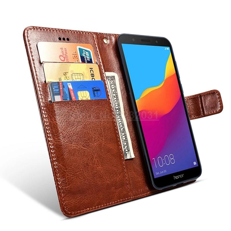 Для Huawei Honor 7 S чехол Роскошный кожаный кошелек задняя крышка для DUA L22 Защитный