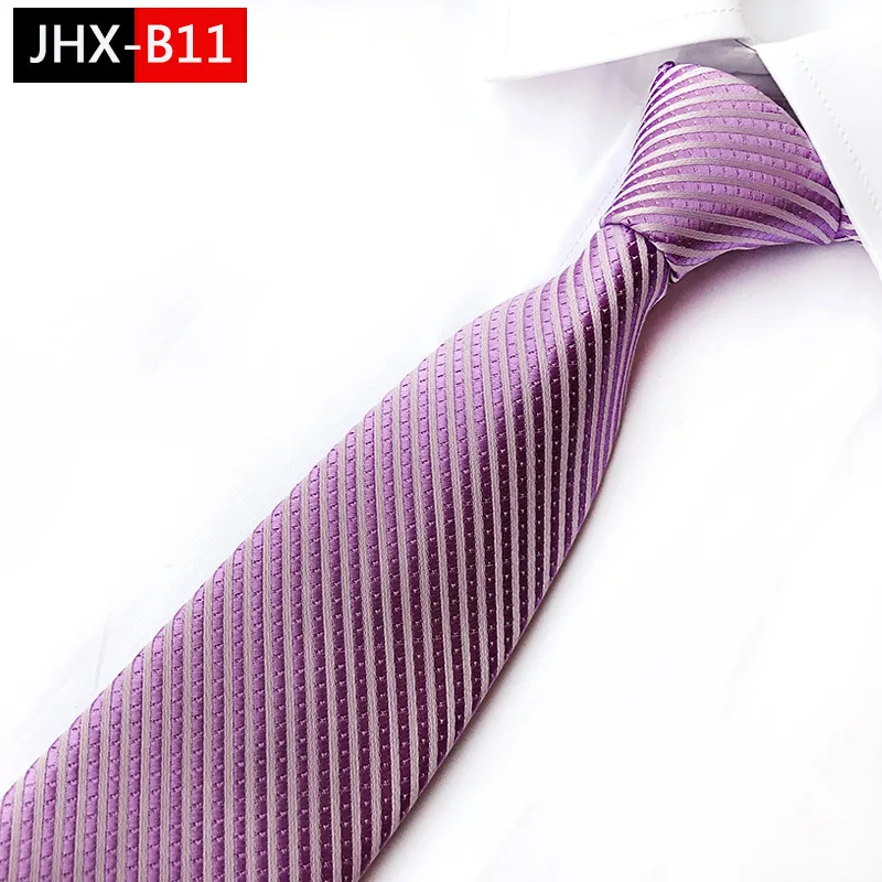 JHX-B11 Красный свадебный галстук мужской нарядный деловой Свадебный галстук для жениха профессиональный красный винный галстук 8 см мужской галстук - Цвет: JHX-B11