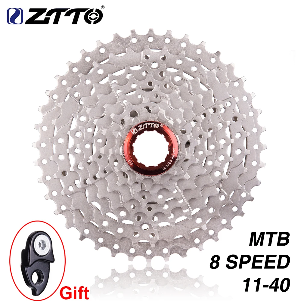 ZTTO 8 s кассета 11 40T Freewheel скоростной стальной маховик для деталей M410 K7 X4 MTB горный