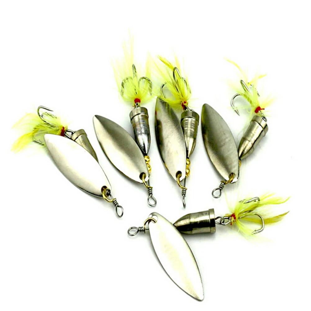 10 шт./компл. приманки для спиннинга металлические искусственные рыболовные с