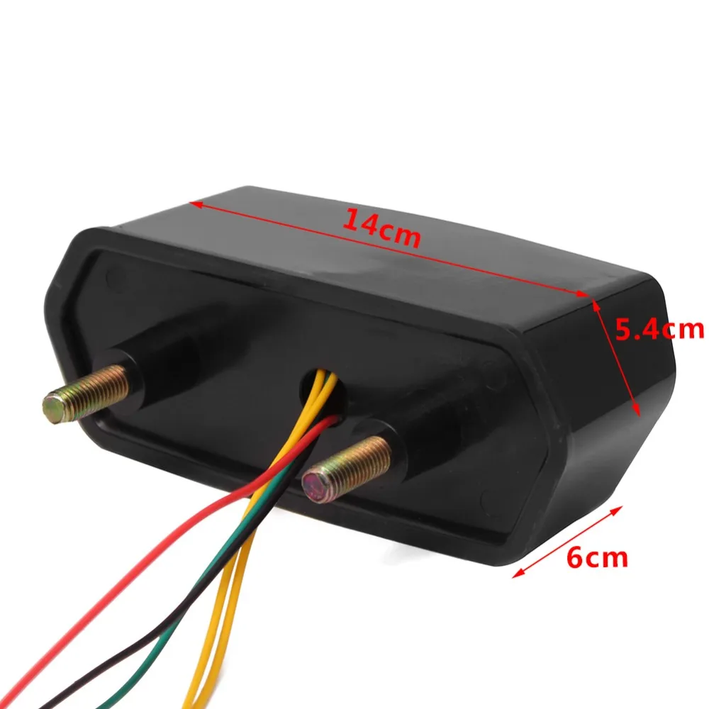 Cafe Racer Motorcycle LED Tail Light Running Stop Brake Rear Warning Turn Signal Indicator Lamp for Honda MSX125 CBR650F CTX700 |