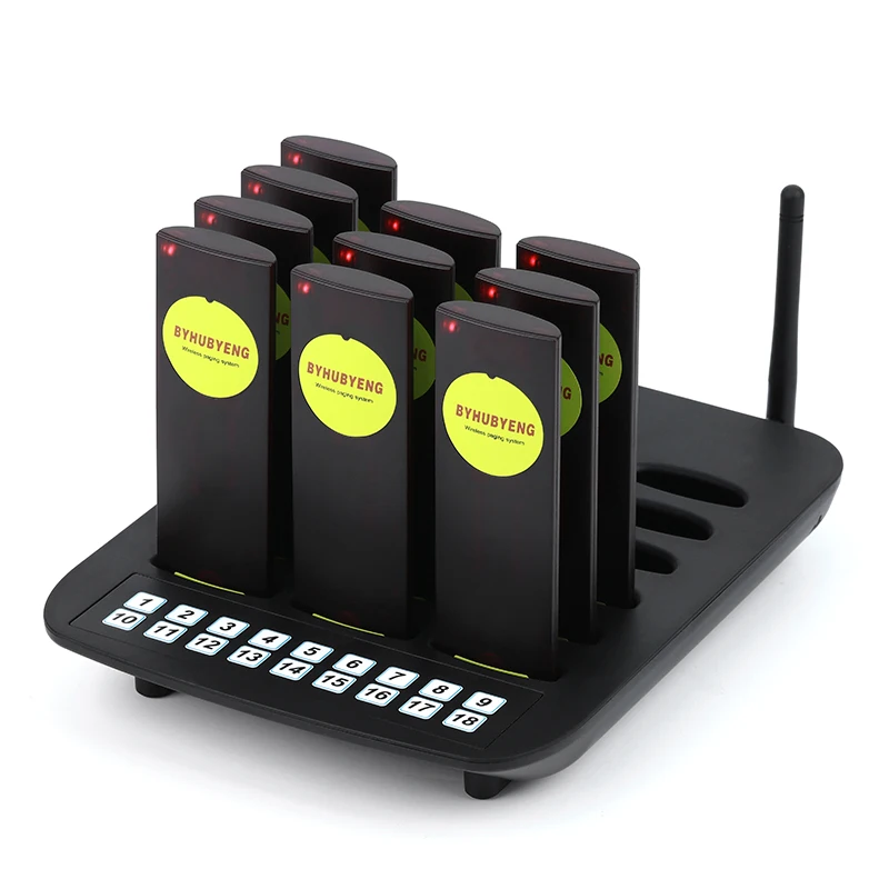 Pager ресторанная система вызова Беспроводная Гостевая Paging Queuing beper 1 передатчик