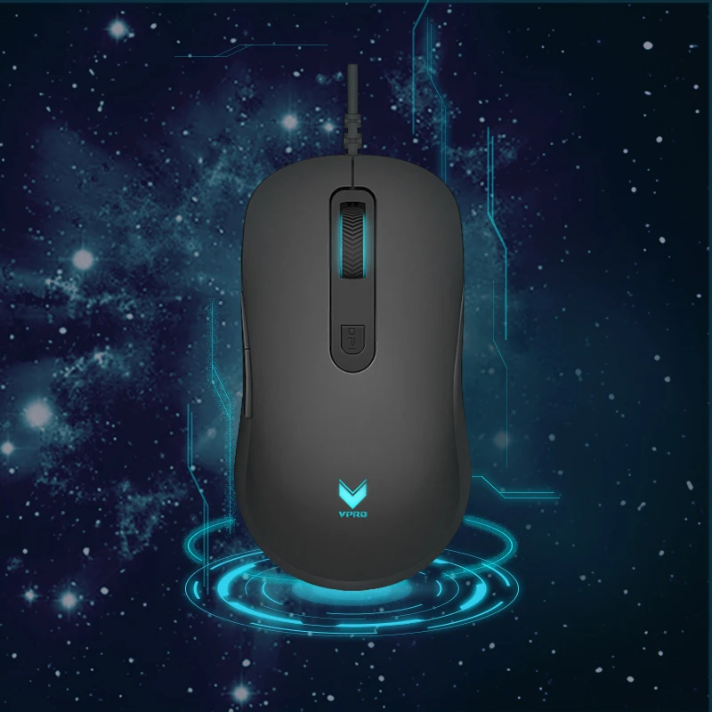 Новая программируемая игровая мышь Rapoo V22 3000DPI 7 кнопок USB Проводная оптическая с