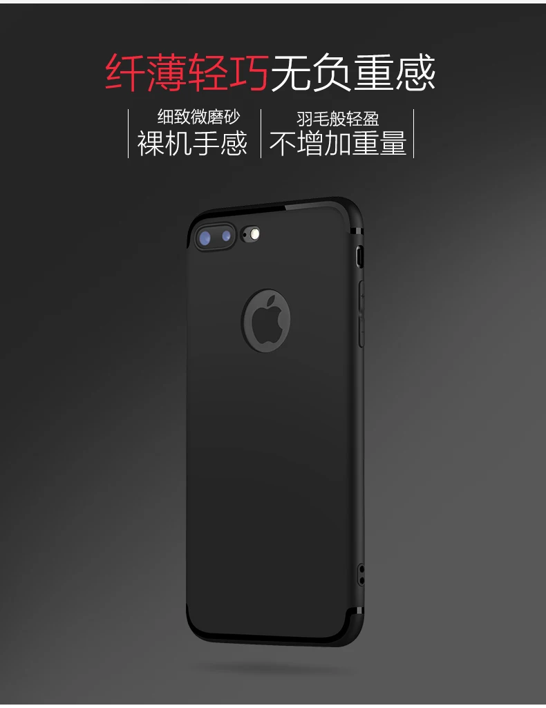 Роскошный Матовый Мягкий силиконовый чехол для iPhone 5 s 6 7 8 Plus 5S карамельный полный