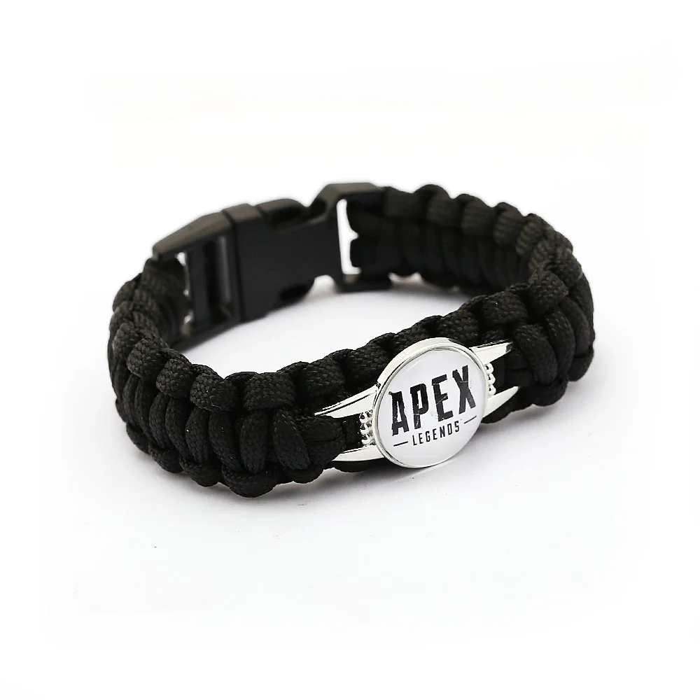 Game Apex Legends Bracelet For Men Rope Chain Bangles Black Punk Charm Homme Boys Jewelry bileklik pulsera hombre New | Украшения и
