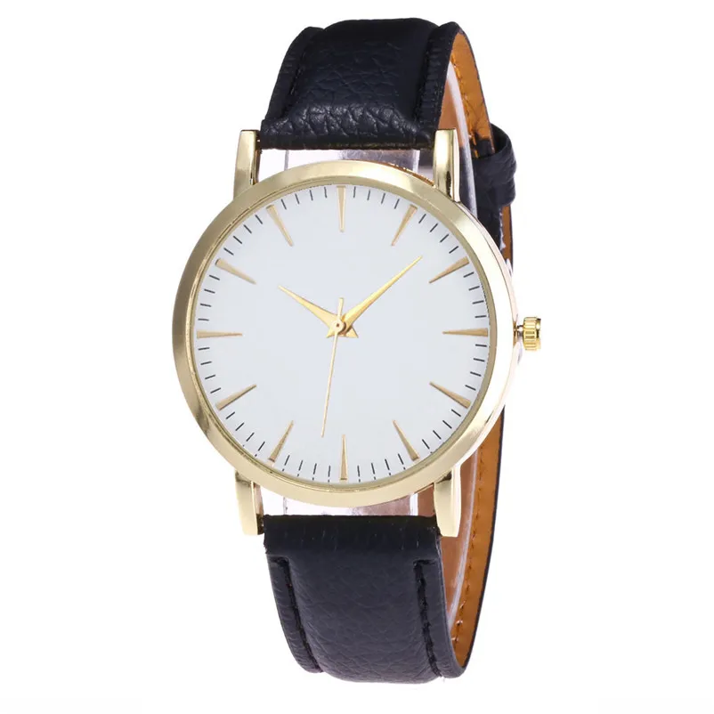 2019 высококачественные женские Часы повседневные часы с пряжкой кожаный ремешок