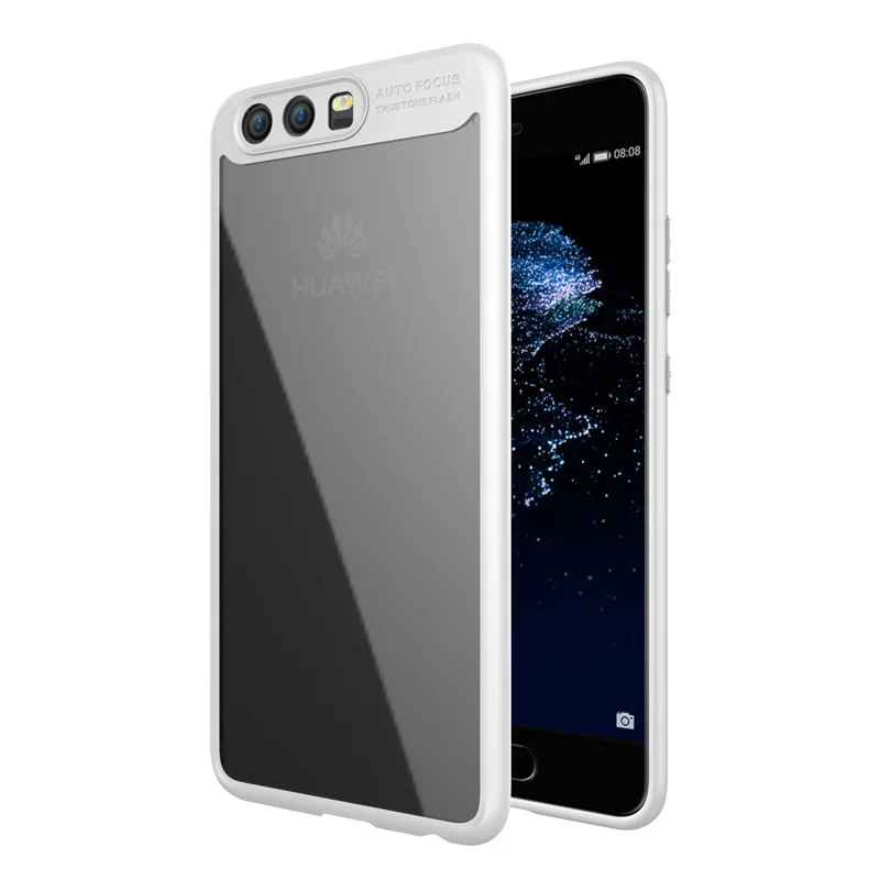 Cheerymoon Мода Полный акриловый прозрачный для Huawei P10 ТПУ силиконовый чехол