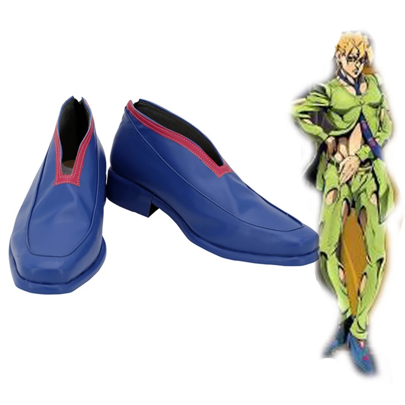 JOJO/Необычные Приключения; обувь для костюмированной вечеринки Rohan Kishibe; обувь JOJO; Leone Abbacchio Fugo; кожаные туфли; вечерние туфли для мальчиков; размер по индивидуальному заказу