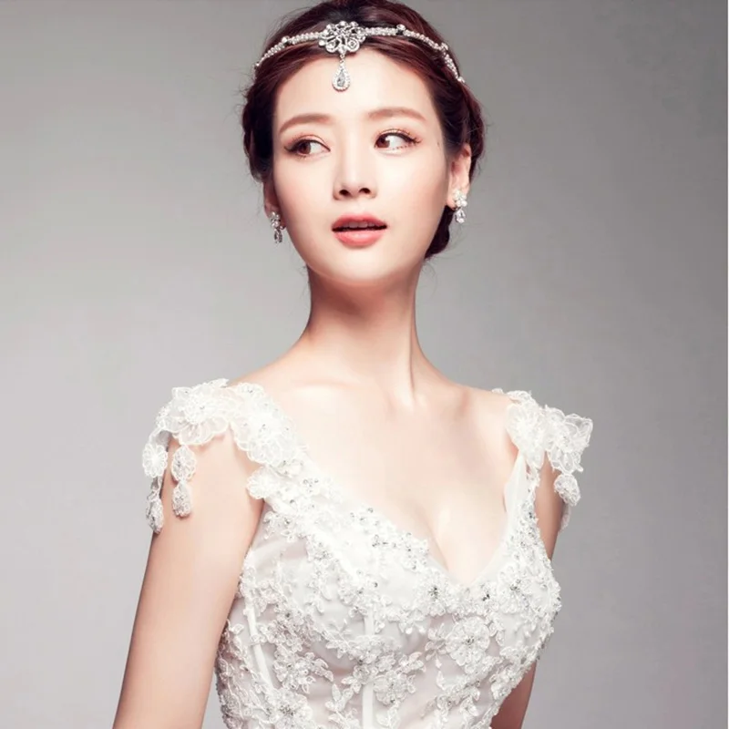 Новинка Высококачественная головная повязка ручной работы женский жемчужный