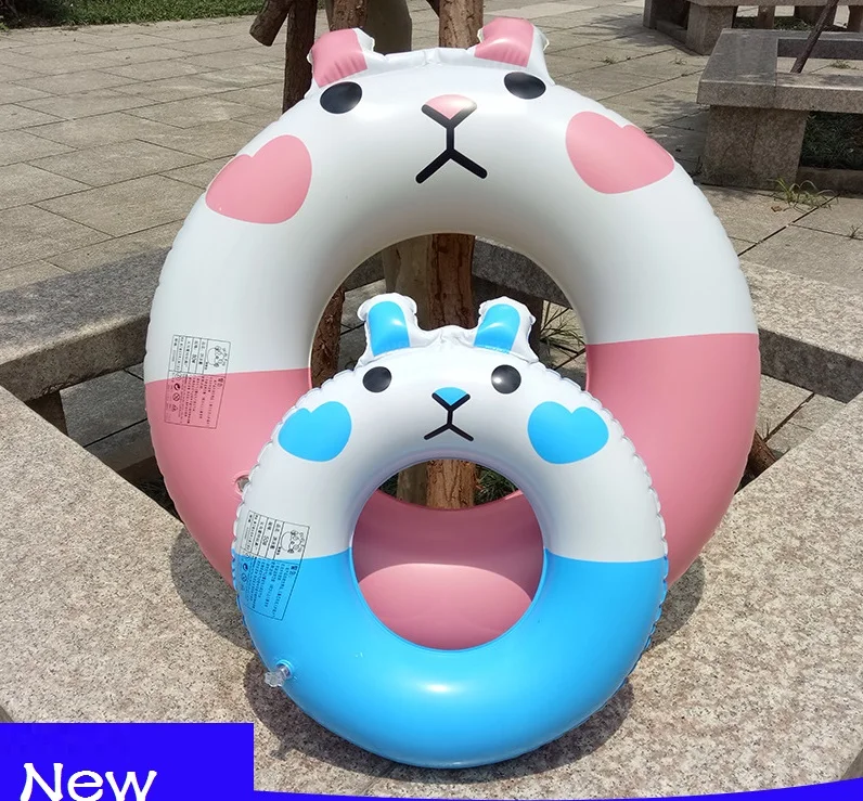 Высококачественное Надувное плавательное кольцо для детей счастливый Медведь