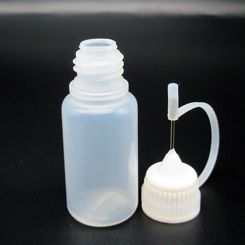 Флакон-капельница флакон ПЭВД 8 мл с завинчивающейся крышкой для масла