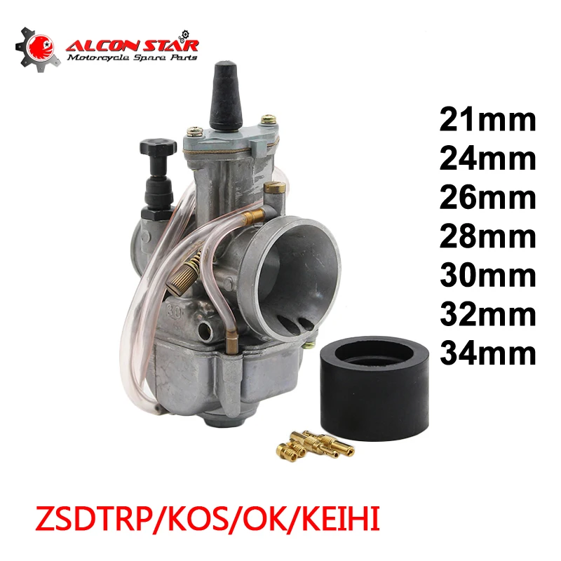 Alconstar-2 T 4T универсальный карбюратор для мотоцикла Keihin Koso OKO Carburador 21 24 26 28 30 32 34 мм с силовой струей для гонок