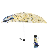 2019 hot sale pocket mini umbrella anti uv paraguas sun umbrella rain windproof light folding portable umbrellas for women men