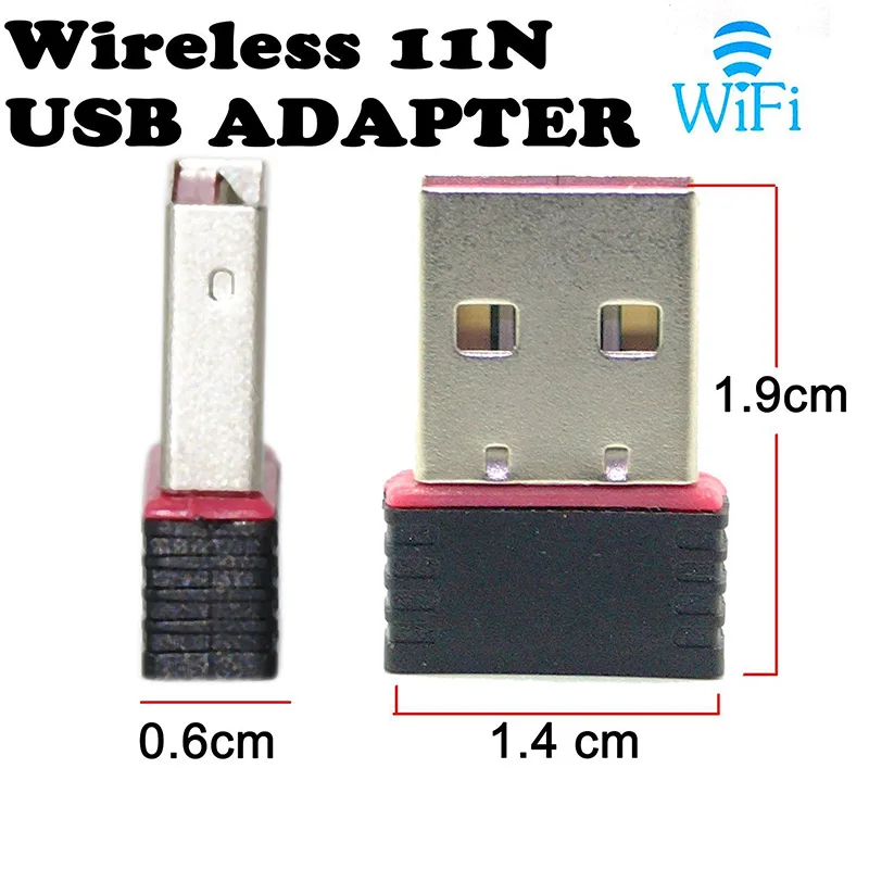 Мини USB WIFI адаптер MT7601 802.11n/g/b WiFi Антенна 150 Мбит/с беспроводная сетевая карта LAN