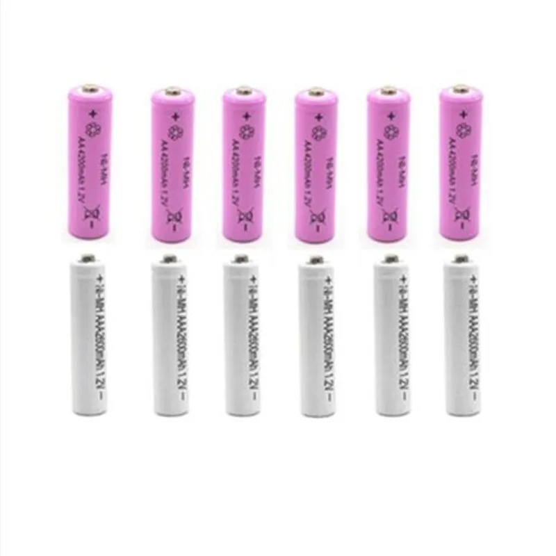 10 шт. 1 2 в AA4200mAh + AAA 2600mAh NI MH AA Предварительно заряженный аккумулятор aa для